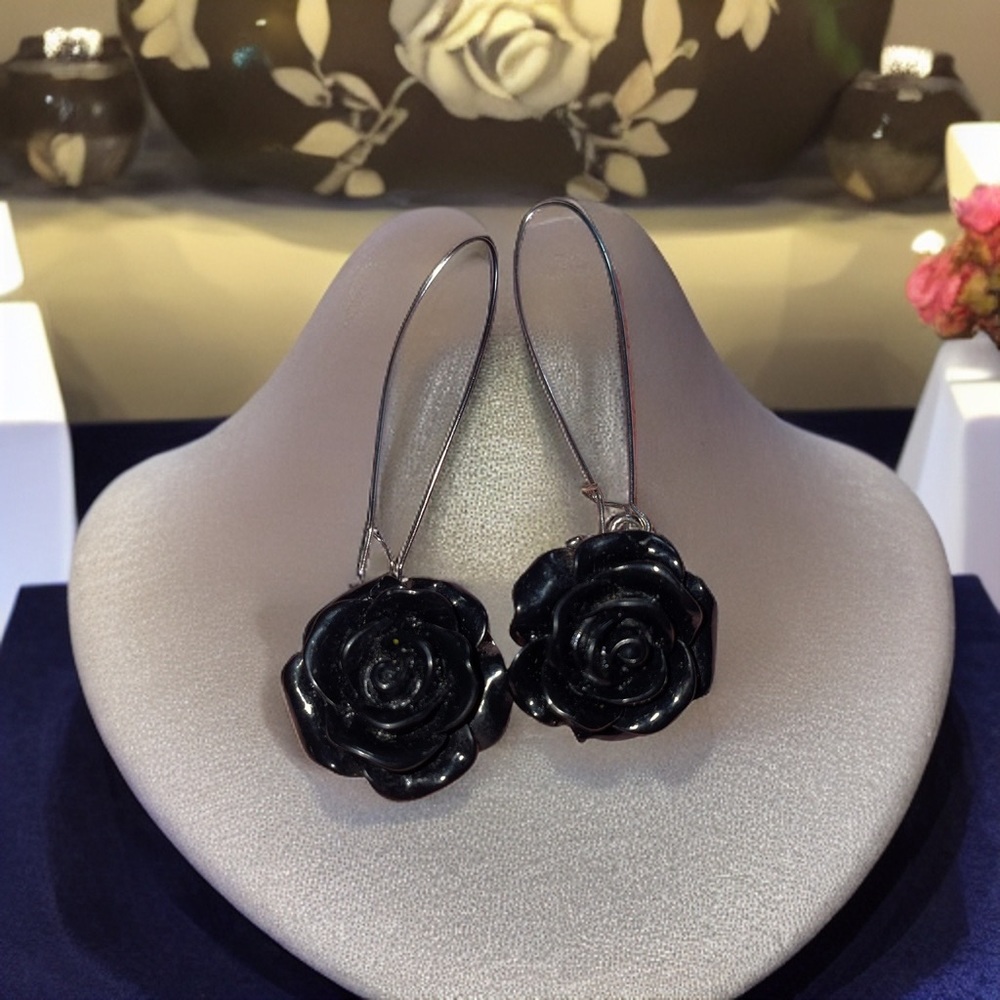 Flower earrings - Picture 1 of 2
